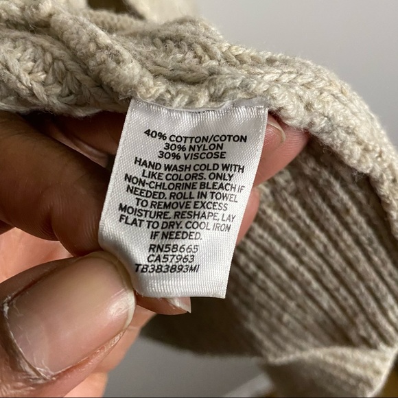 Treasure & Bond Women's Oatmeal Knit Long Line Cardigan - Picture 3 of 6